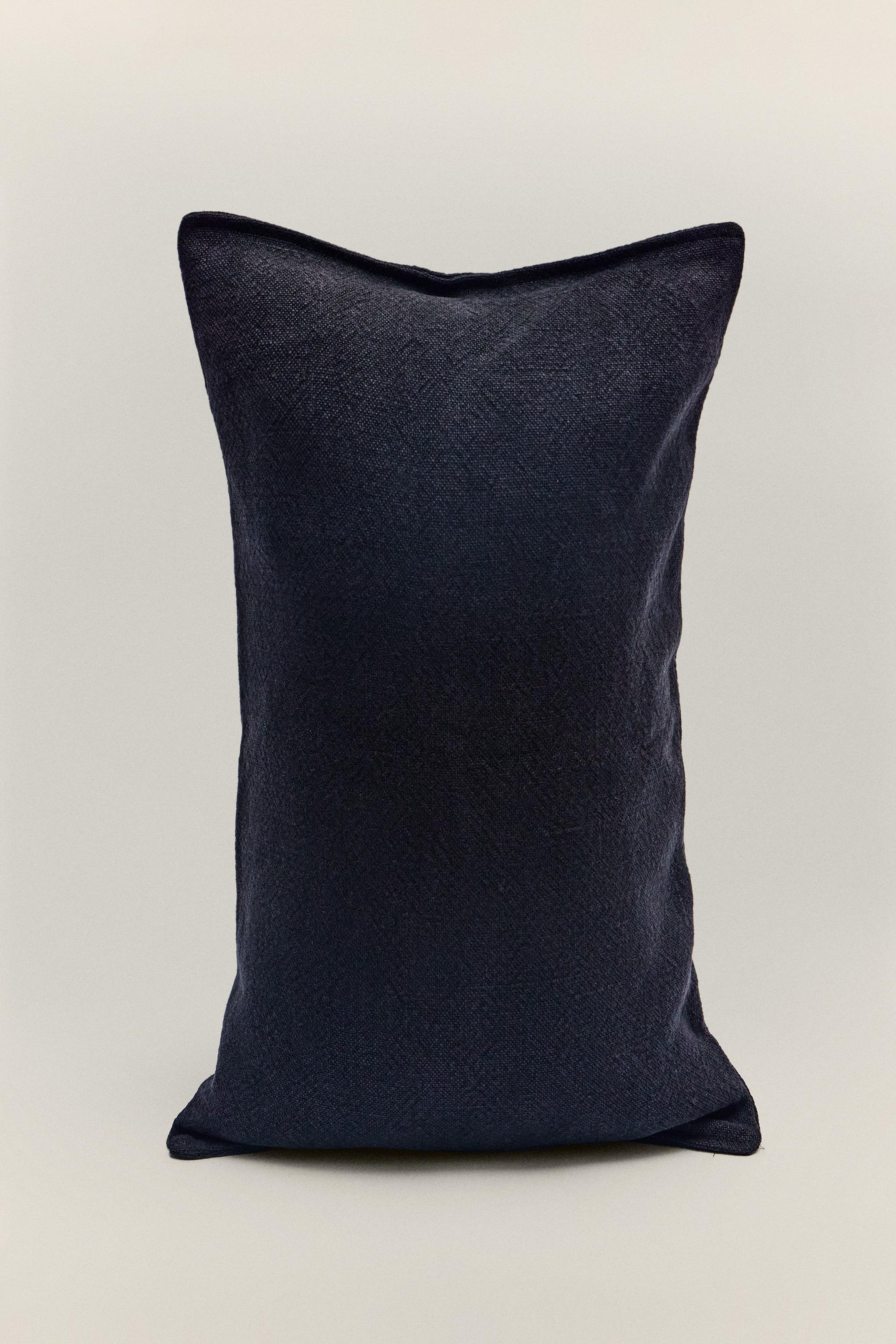 JUTE THROW PILLOW COVER